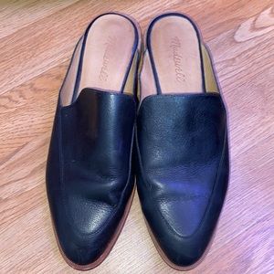 Madewell The Frances Skimmer Mule in Black Leather